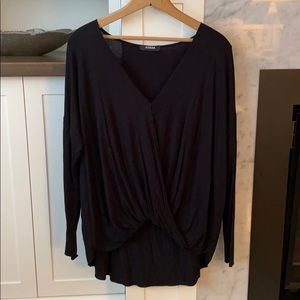 Black Azalea flowy shirt